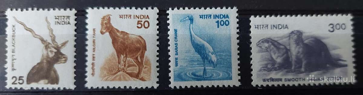 Indija 2000 fauna, švarus,michel 1768-1771