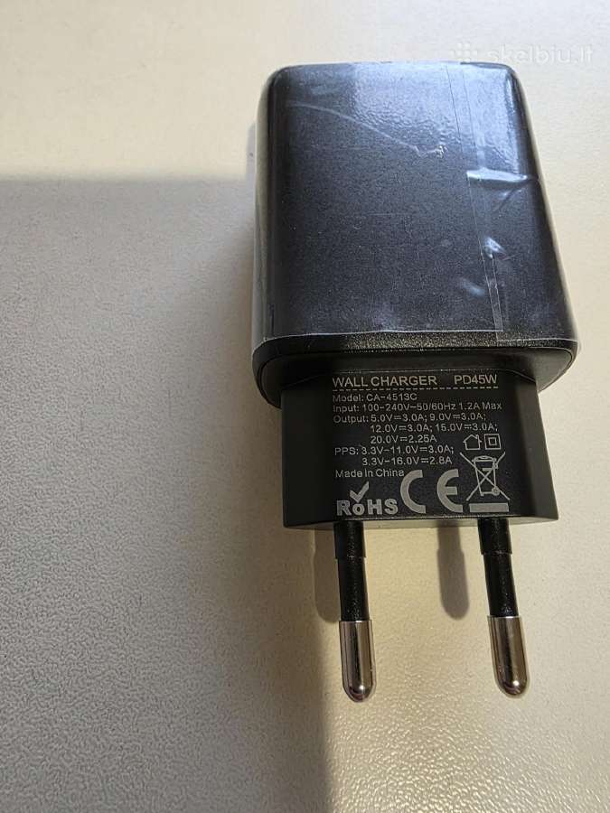 45w Usb-c įkroviklis + kabelis - nuotraukos Nr. 2