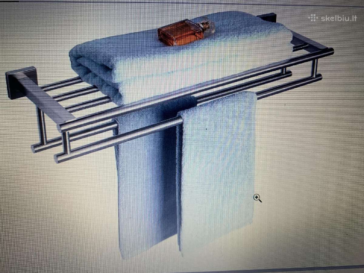 Lentyna vonios kambariui rankšluosčiams, 60cm,