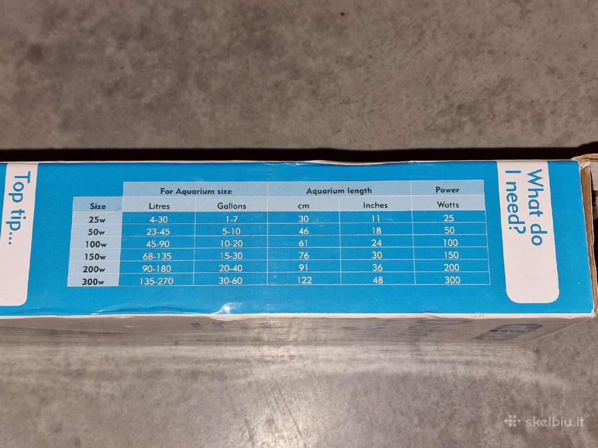 Interpet Delta Therm akvariumo šildytuvas – 100 W - nuotraukos Nr. 11