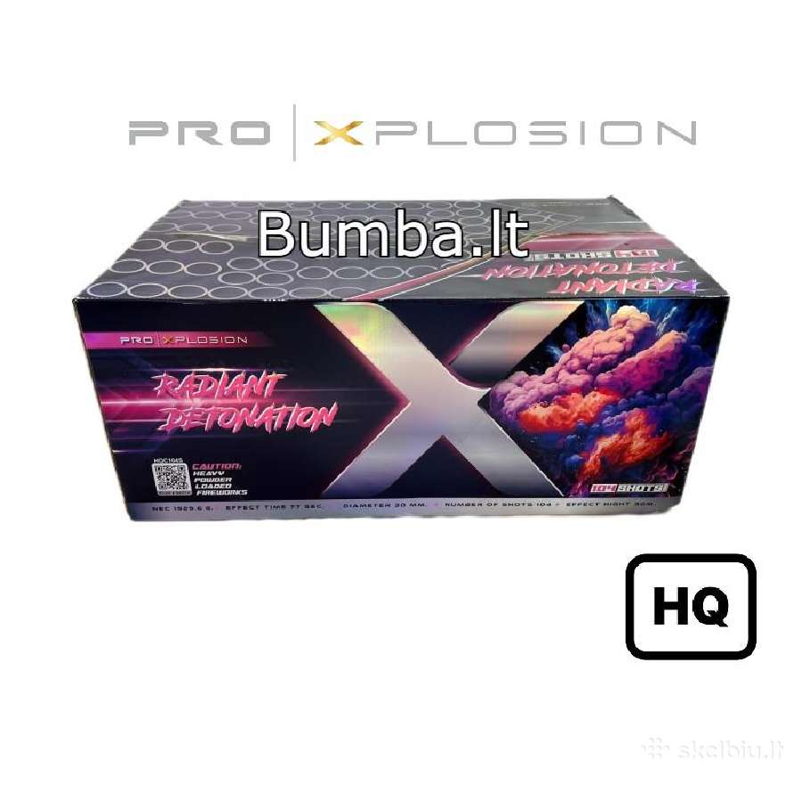 Fejerverkai Pro Xplosion X- nauja Hq formulė - nuotraukos Nr. 6