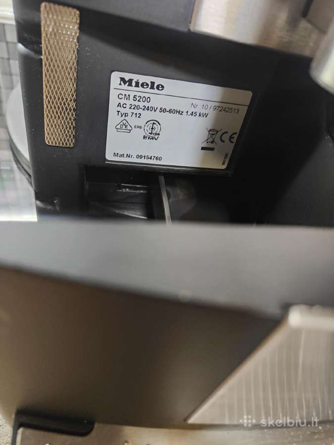 Miele cm 5200 pilnas automatas - nuotraukos Nr. 6