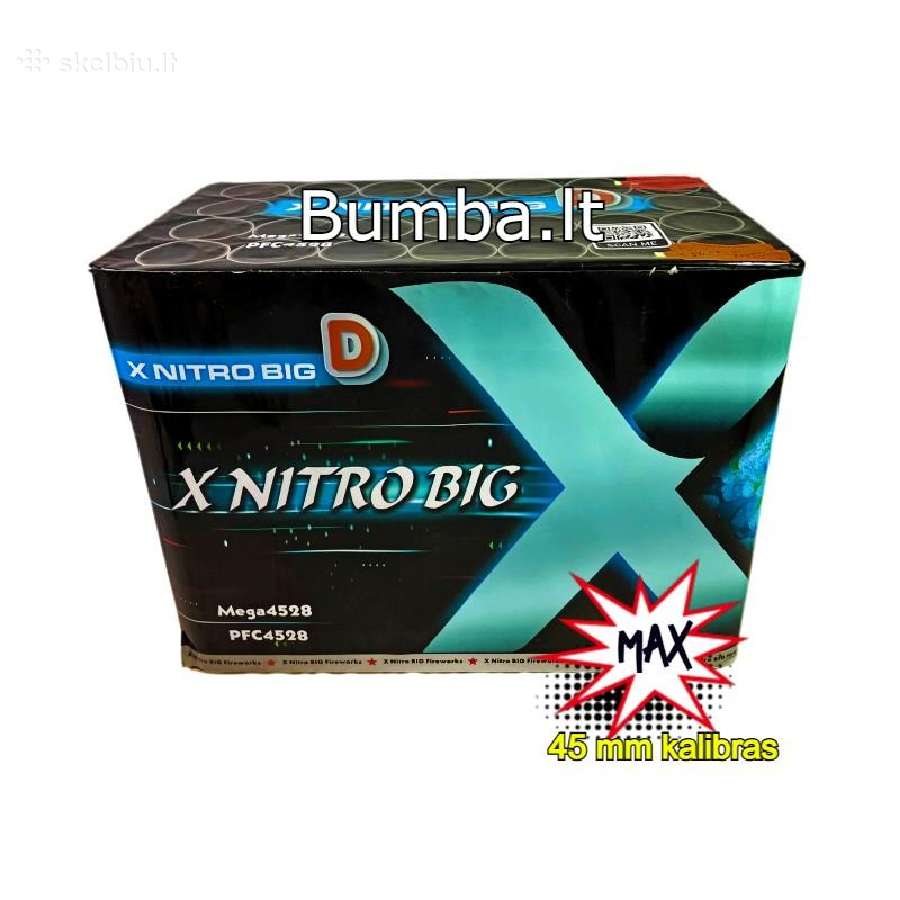 Fejerverkai Nitro - Max galingi 3 kateg. 40-50mm - nuotraukos Nr. 2