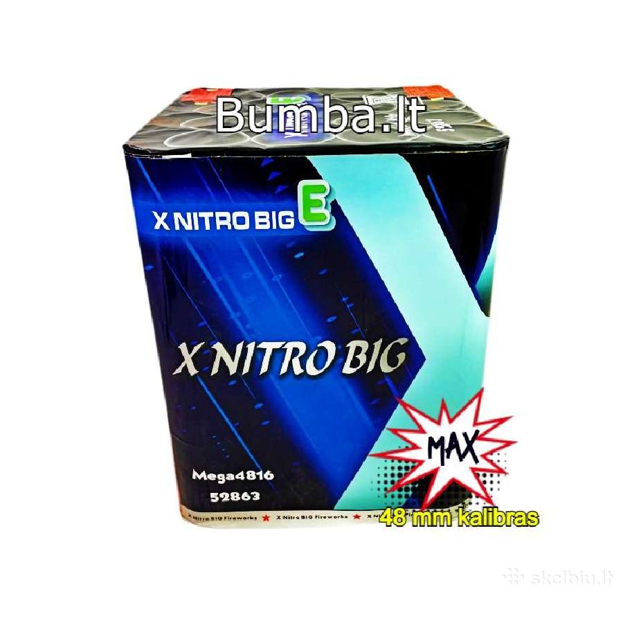 Fejerverkai Nitro - Max galingi 3 kateg. 40-50mm - nuotraukos Nr. 6