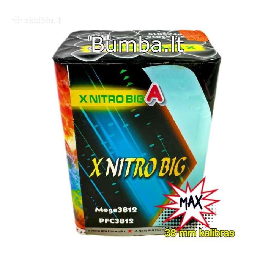 Fejerverkai Nitro - Max galingi 3 kateg. 40-50mm - nuotraukos Nr. 7