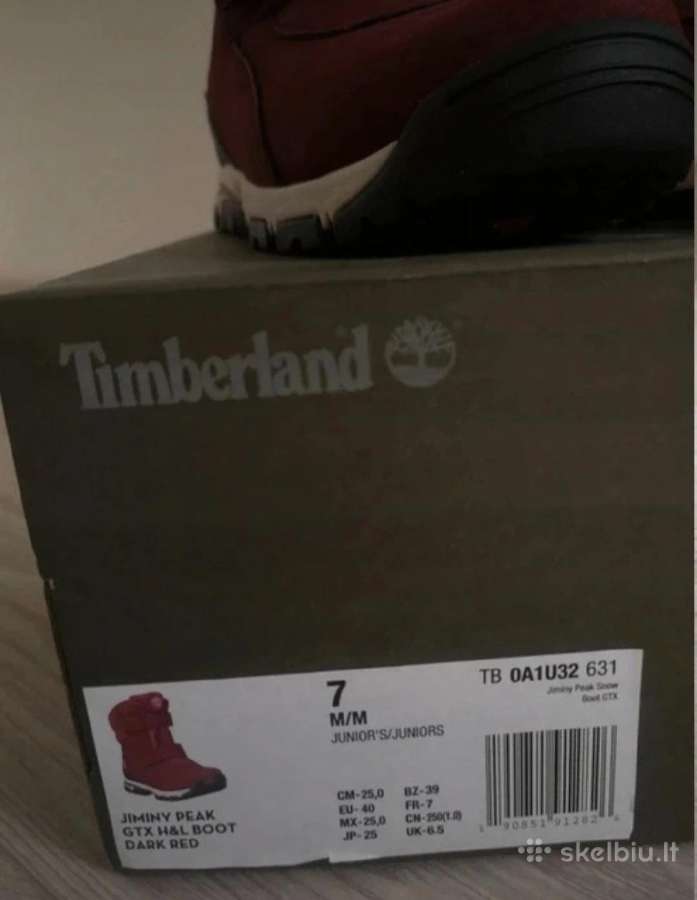 Beveik nauji Timberland batai, 40 dydis - nuotraukos Nr. 4