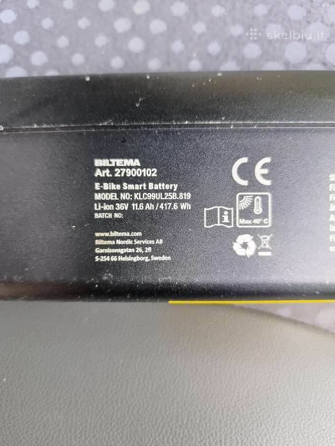 Elektrinio dviračio baterija 36w - nuotraukos Nr. 12