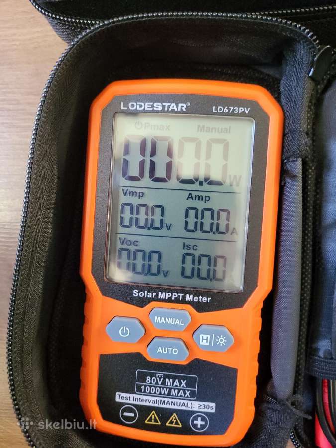 Saulės modulių testeris, Ats perjungiklis ir kt.