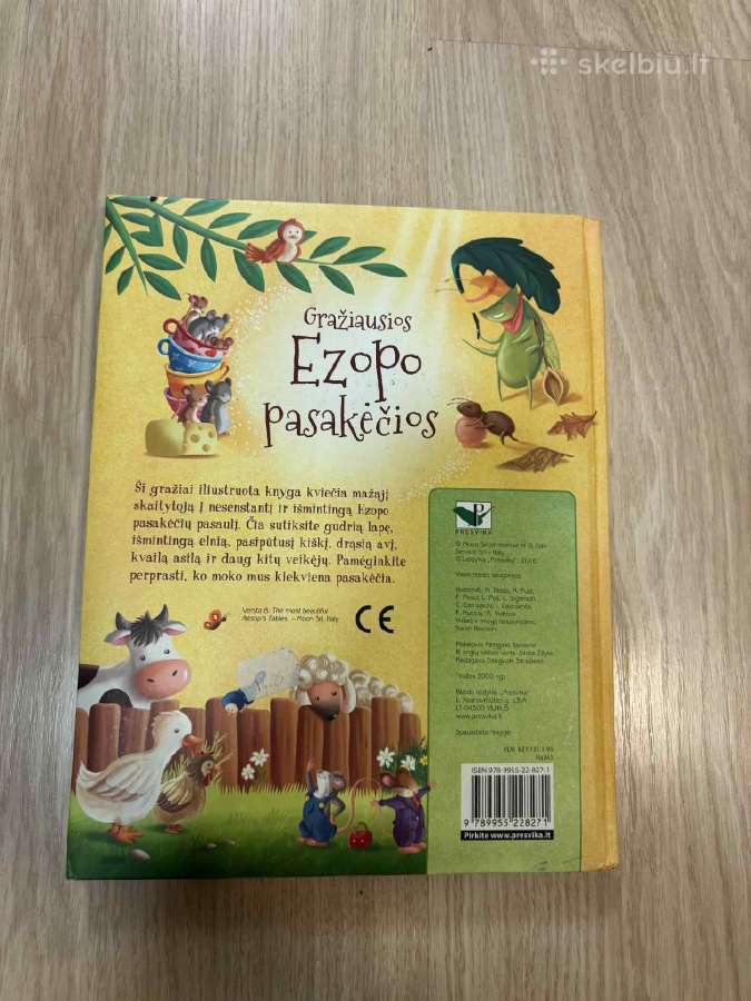 Knyga"gražiausios Ezopo pasakėčios" - nuotraukos Nr. 2