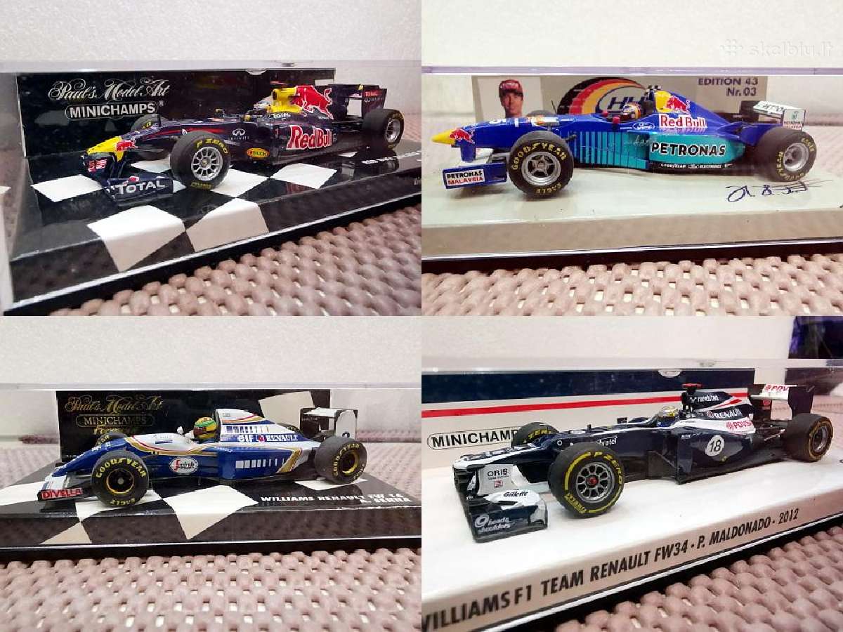 1:43 Formulės 1 bolidų modeliai - nuotraukos Nr. 2