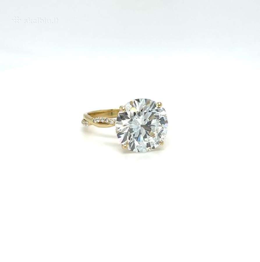 6.04 ct deimanto žiedas (lab grow) - nuotraukos Nr. 3