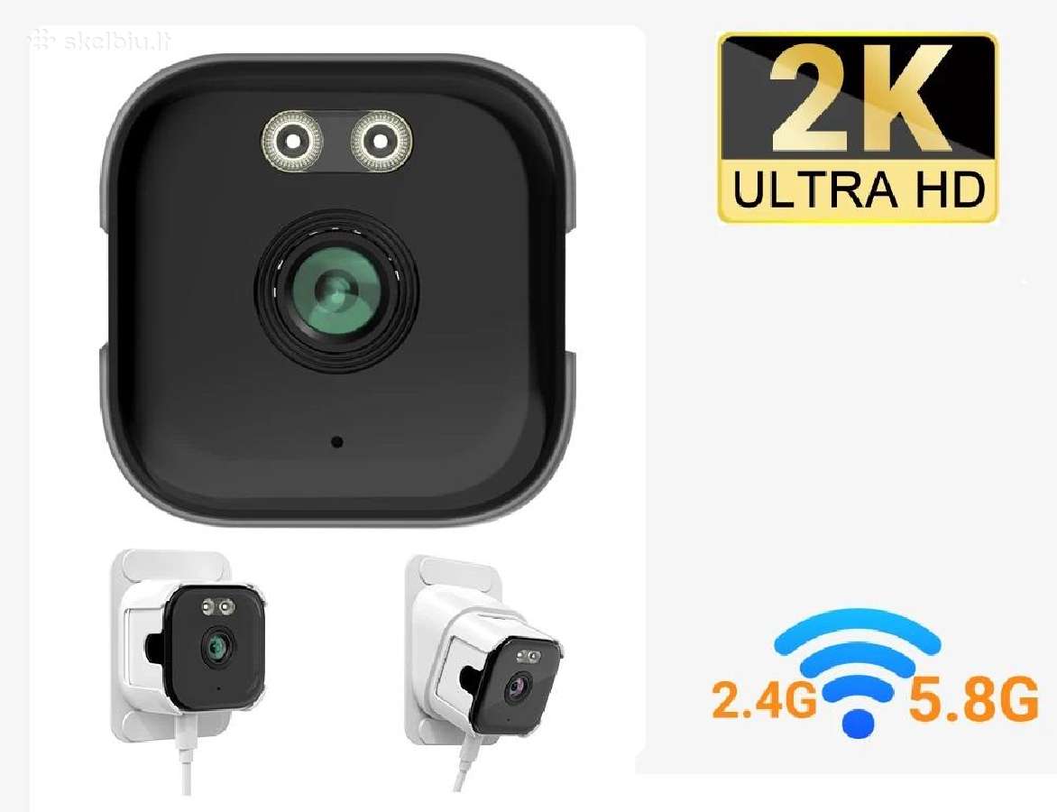 Slapta namų kamera tvirtinama ant lango su WiFi