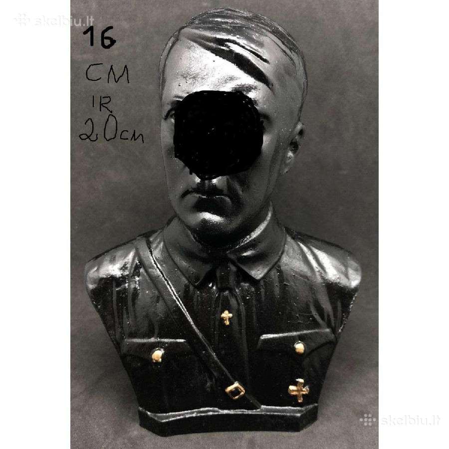 Ww2 kareivio biustas,metalo lydinys - nuotraukos Nr. 2