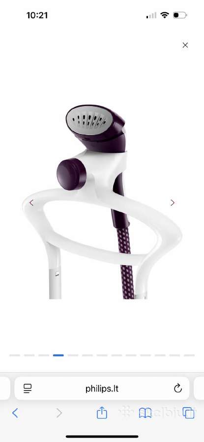 Drabužių garintuvas Philips Comforttouch Gc557/30, - nuotraukos Nr. 3