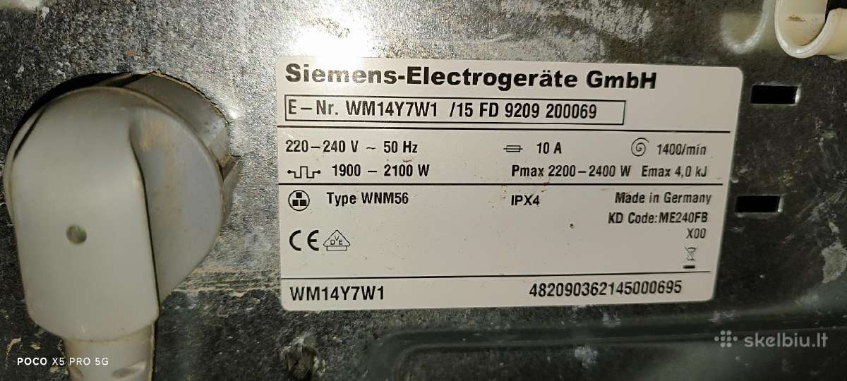 Siemens iq800 iq700 kg Sensofresh9kg - nuotraukos Nr. 20