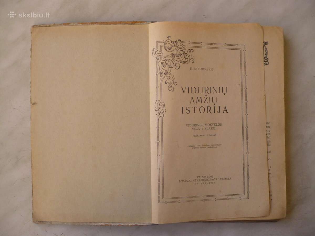 E. Kosminskis - Vidurinių amžių istorija - nuotraukos Nr. 2