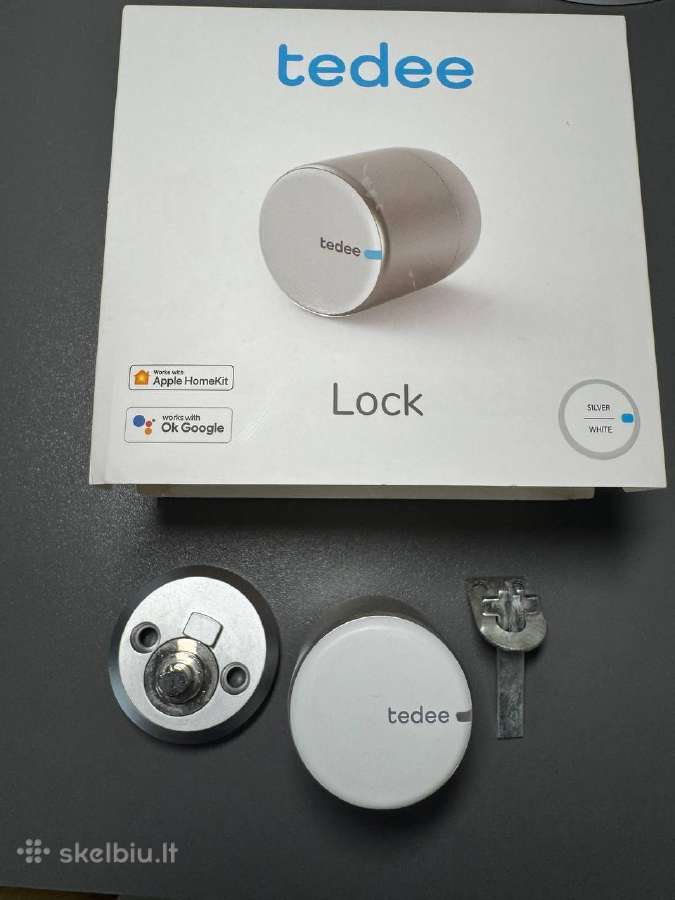 Tedee Pro išmanioji Bluetooth spyna + adapteris