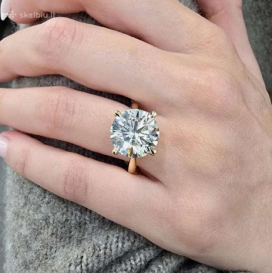 6.04 ct deimanto žiedas (lab grow)