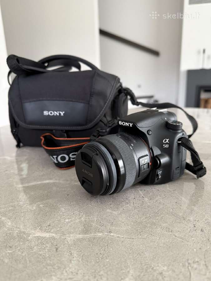 Fotoaparatas Sony Slt-a58 - nuotraukos Nr. 3