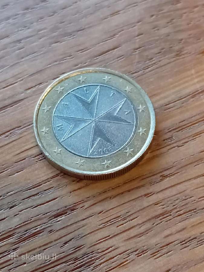Keletas euro monetų (7 vnt.), Malta - nuotraukos Nr. 3