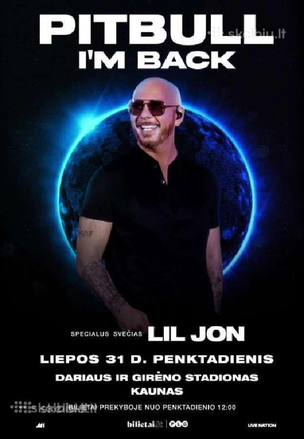 Pitbull - I'm Back! Section 112 ! row 1