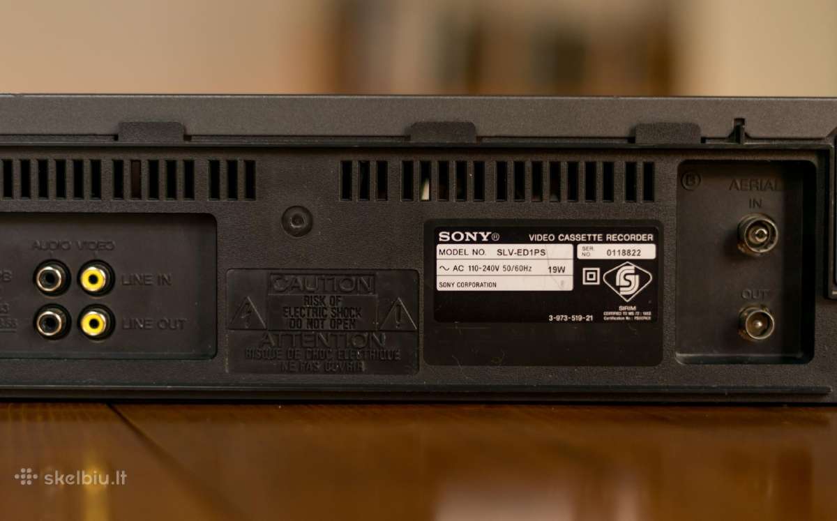 Sony Vcr Slv-ed1ps su pulteliu(remontuotinas) - nuotraukos Nr. 8