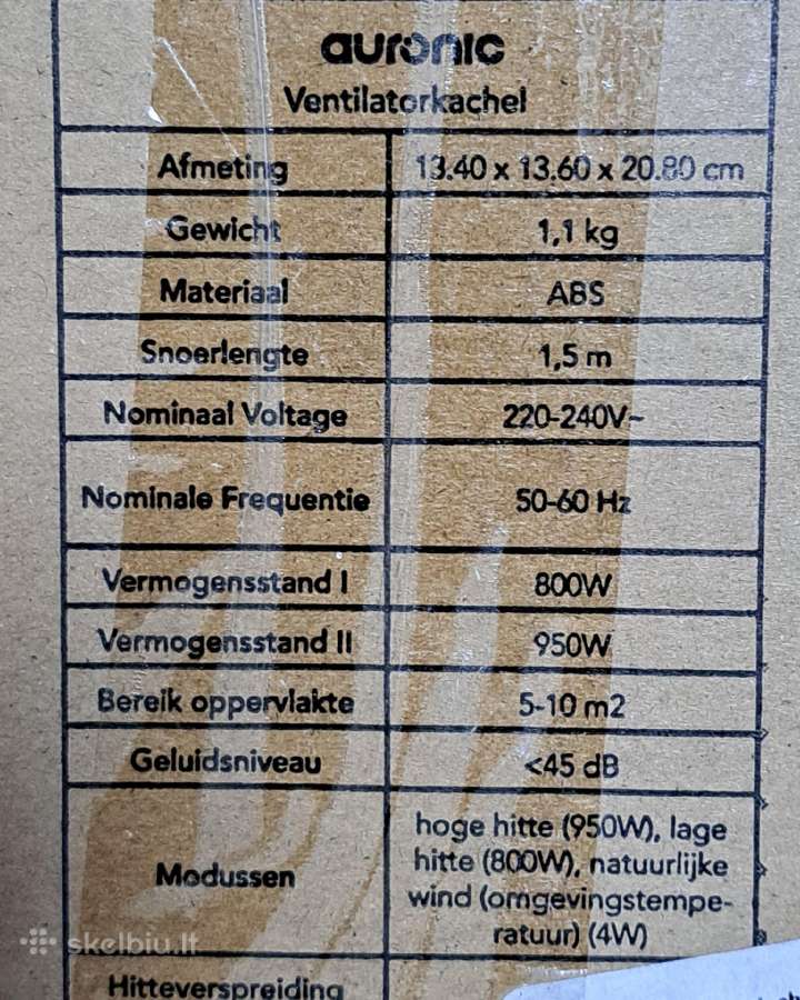 Įvairūs nauji elektriniai šildytuvai - nuotraukos Nr. 19