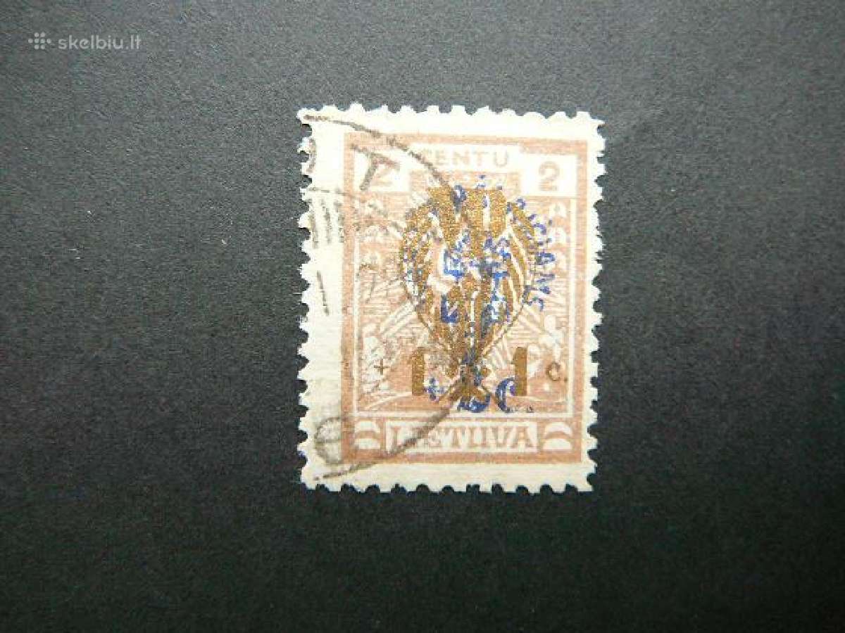 Lietuva 1926 Karo naslaiciai antsp. lit257a