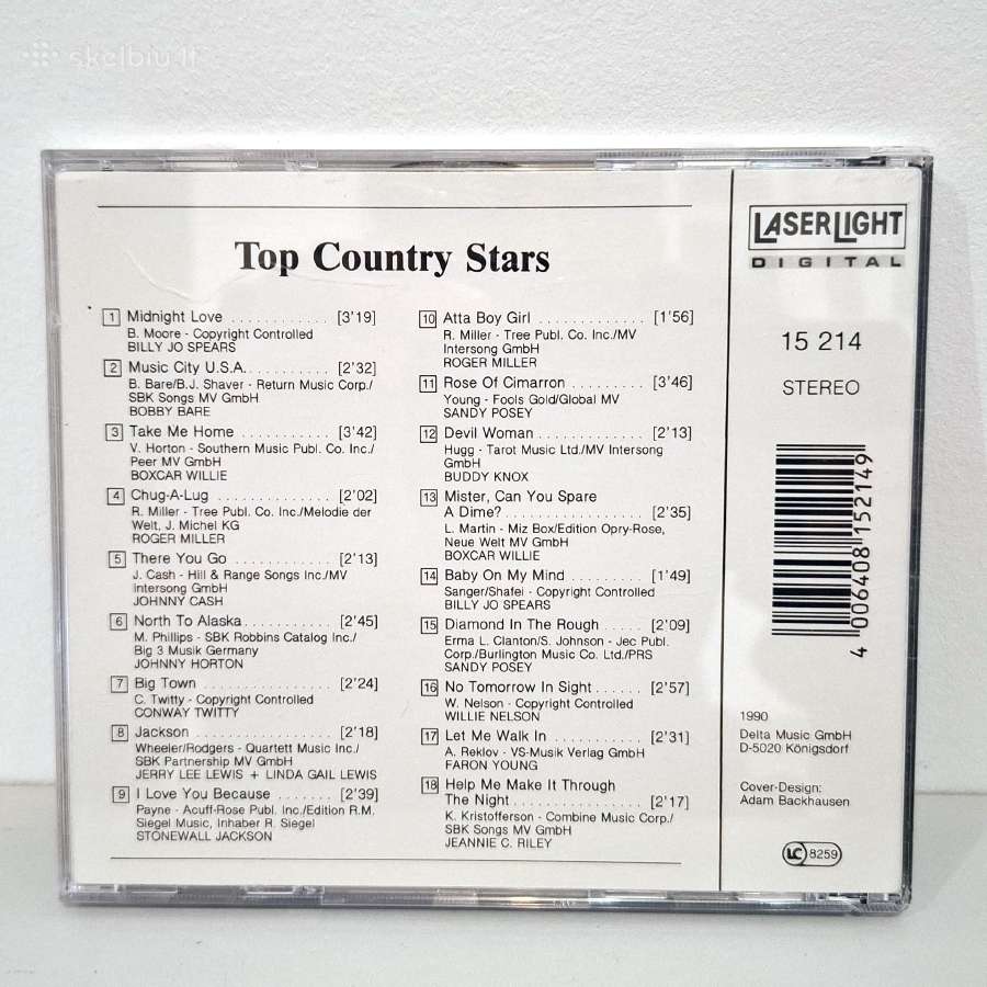 Top Country Stars (CD, rinkinys) - nuotraukos Nr. 2