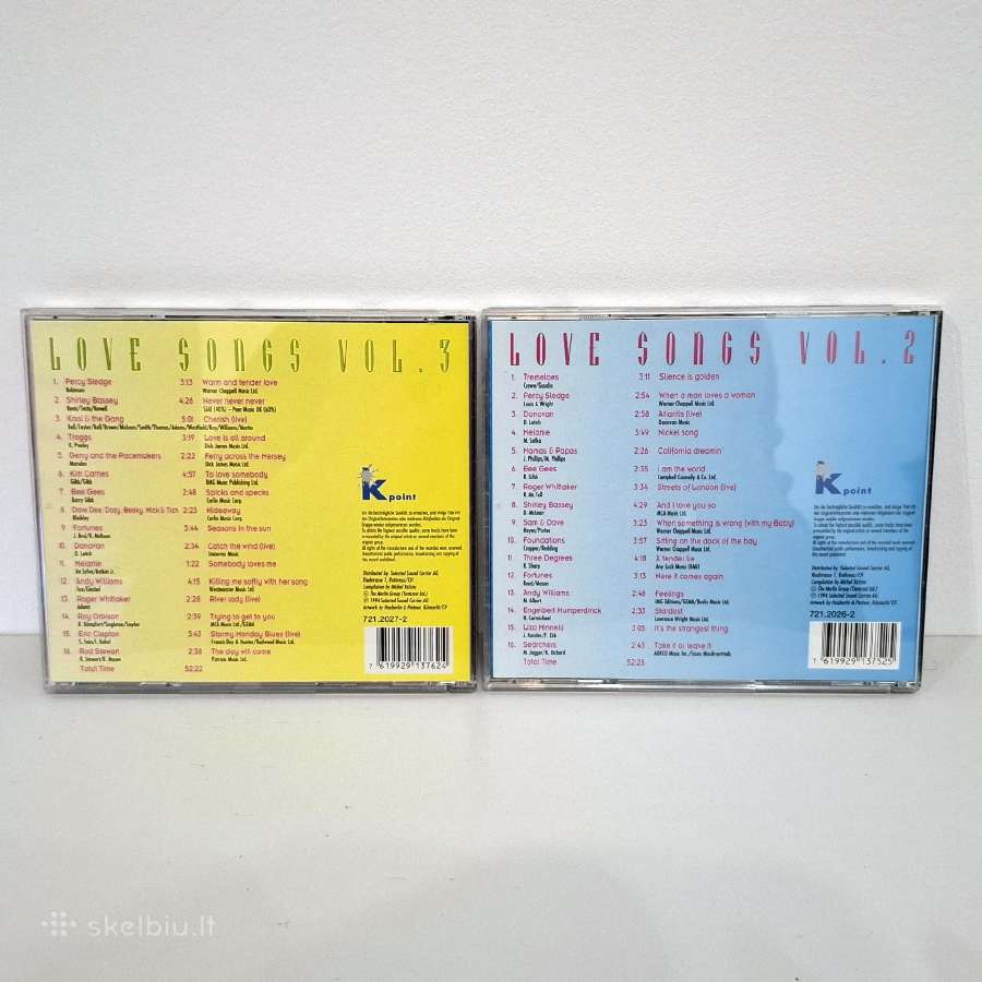 Love Songs Volume 2&3 (2 X CD, rinkinys) - nuotraukos Nr. 2