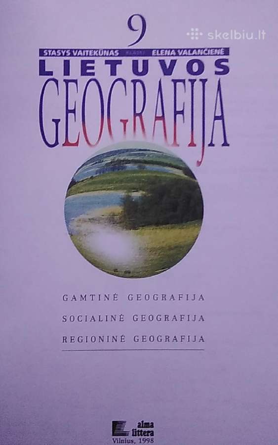 Lietuvos geografija 9 klasei. - nuotraukos Nr. 2