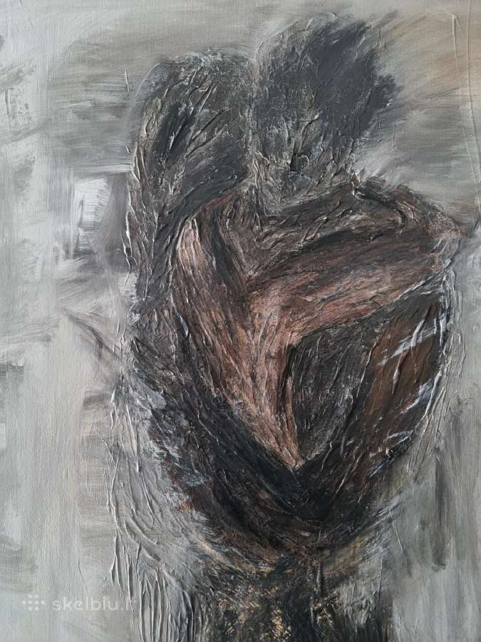 Paveikslas Apsikabinimas 60x80 - nuotraukos Nr. 2