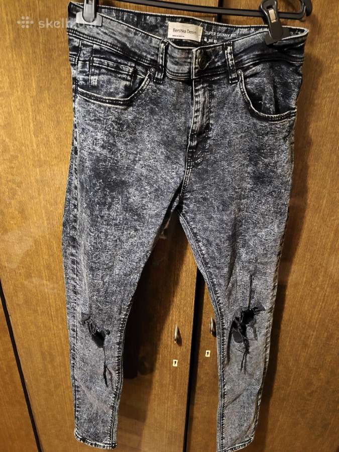 Vyriški skinny džinsai įvairių spalvų - nuotraukos Nr. 2