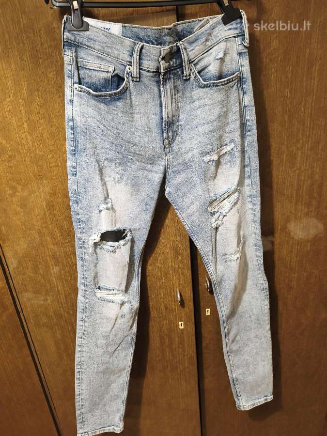 Vyriški skinny džinsai įvairių spalvų