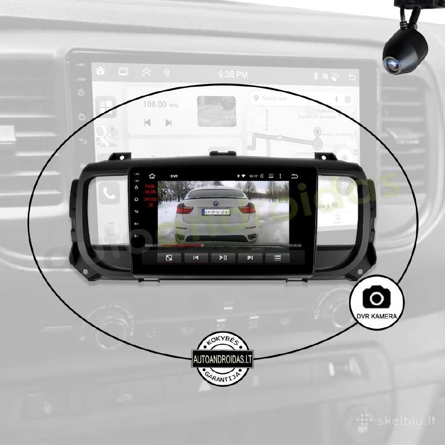 Expert Jumpy Proace 2016-21 Android multimedija - nuotraukos Nr. 8