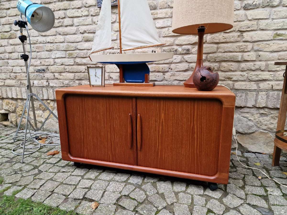 Vintažinė mid century tikmedžio stalinė lempa - nuotraukos Nr. 10
