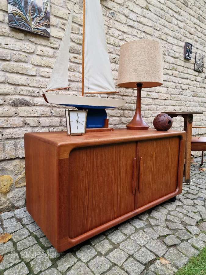 Vintažinė mid century tikmedžio stalinė lempa - nuotraukos Nr. 15