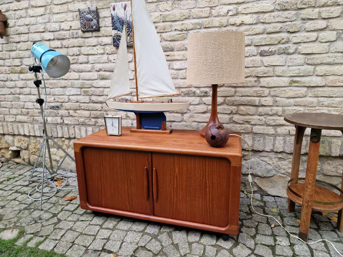 Vintažinė mid century tikmedžio stalinė lempa - nuotraukos Nr. 20
