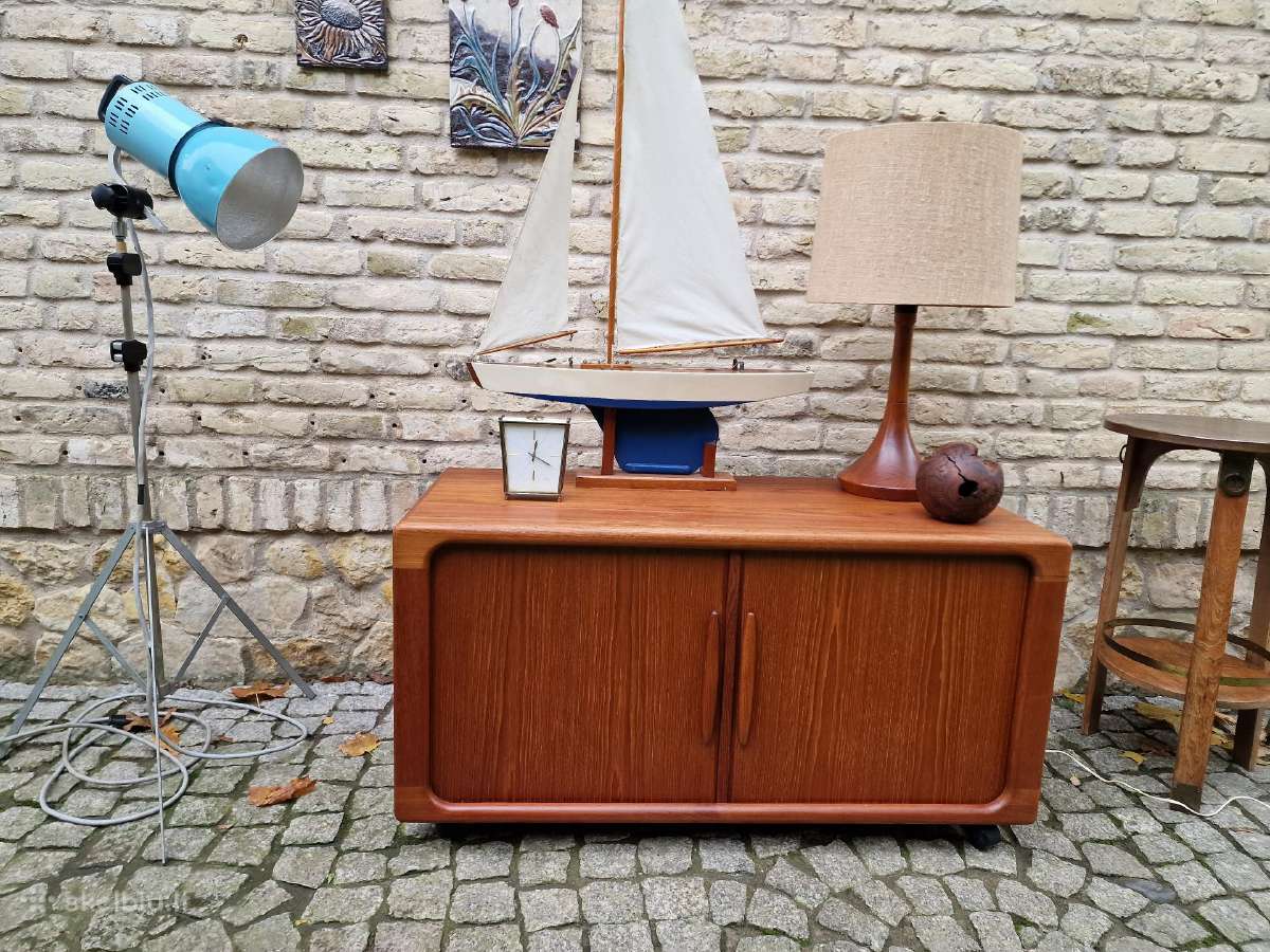 Vintažinė mid century tikmedžio stalinė lempa - nuotraukos Nr. 24