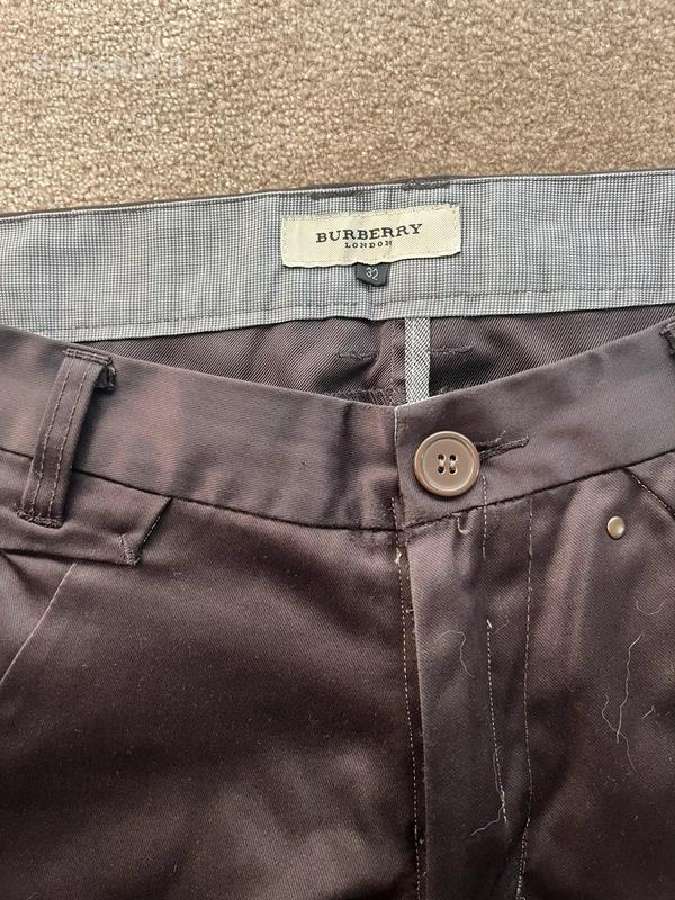 Burberry klasikinės kelnės L - nuotraukos Nr. 4
