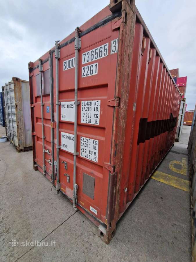 Jūriniai konteineriai 6-12m - nuotraukos Nr. 15
