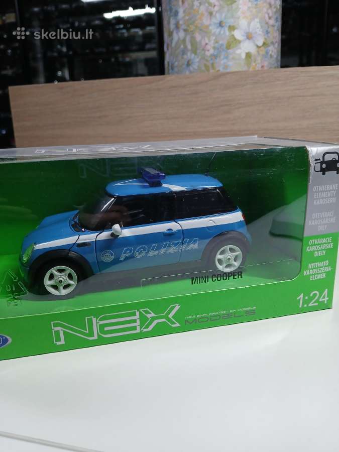 Mini cooper irkiti modeliukai 1:24 - nuotraukos Nr. 7