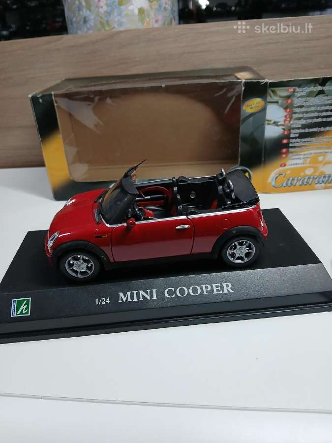 Mini cooper irkiti modeliukai 1:24 - nuotraukos Nr. 8