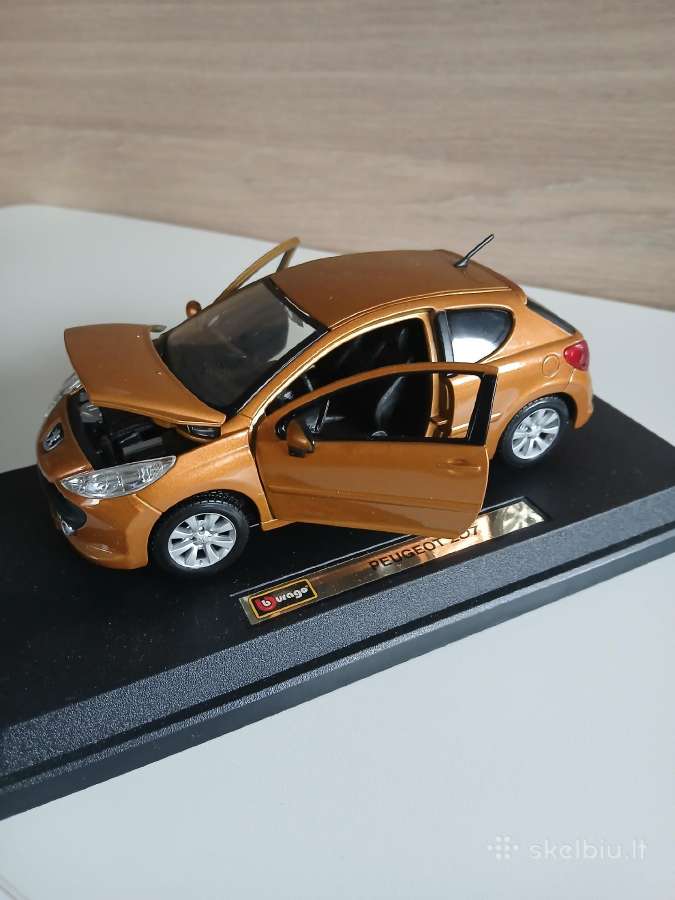 Peugeot206, 207, 407modeliukai 1:24 - nuotraukos Nr. 2