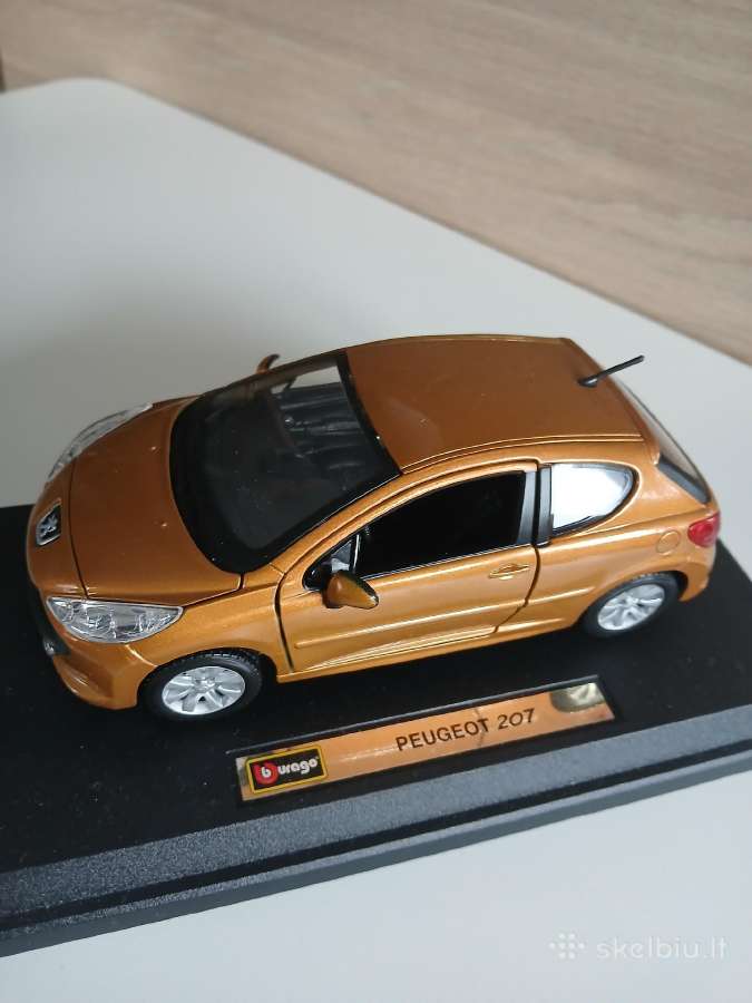 Peugeot206, 207, 407modeliukai 1:24 - nuotraukos Nr. 3