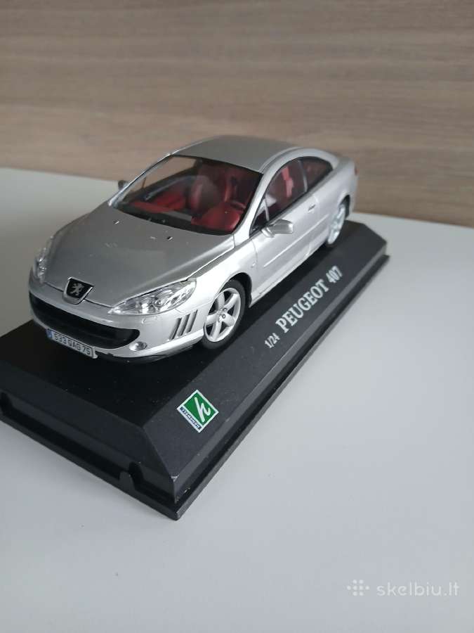 Peugeot206, 207, 407modeliukai 1:24 - nuotraukos Nr. 12