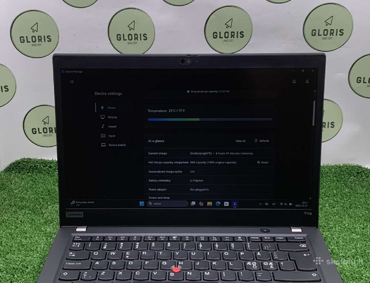 Lenovo Thinkpad T14s Gen 1 i5-10210u 8ram #1-213 - nuotraukos Nr. 5