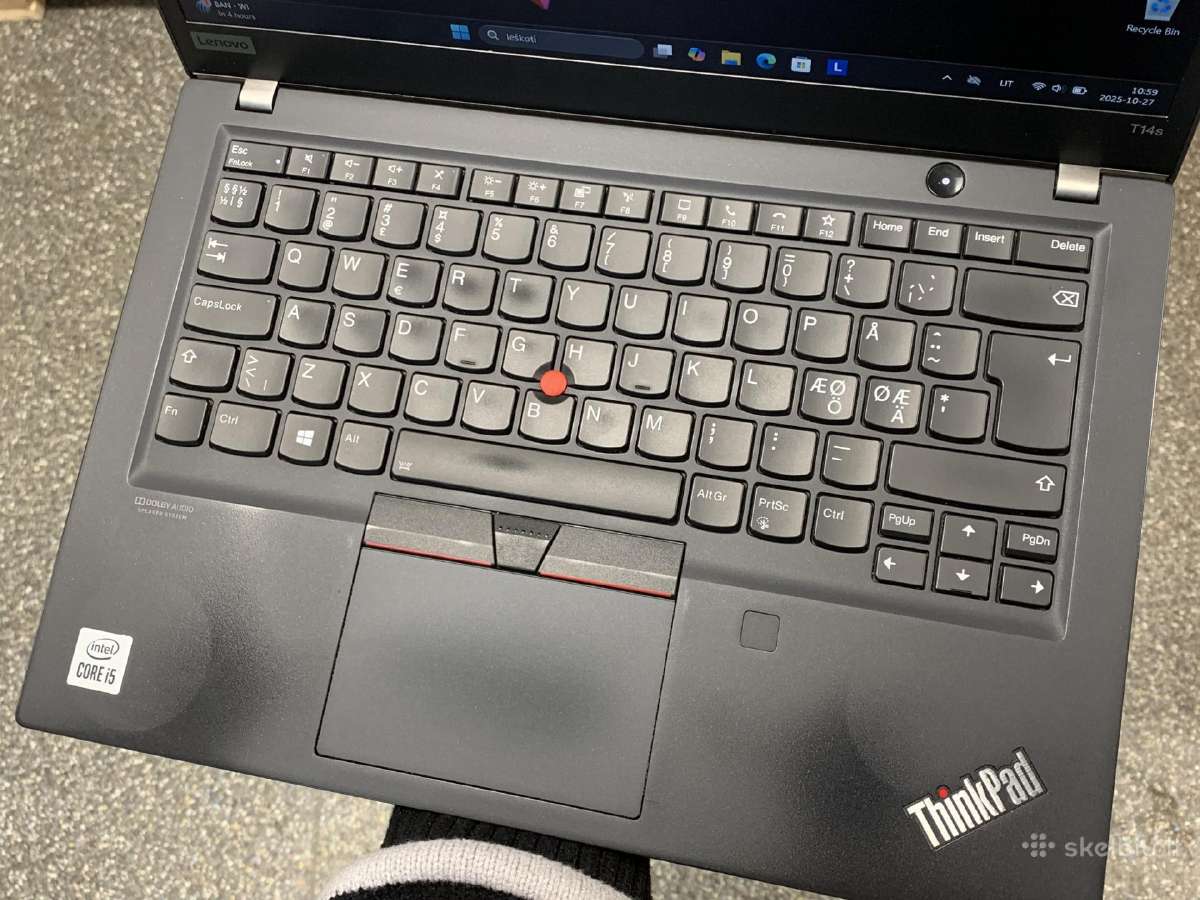 Lenovo Thinkpad T14s Gen 1 i5-10210u 8ram #1-213 - nuotraukos Nr. 12