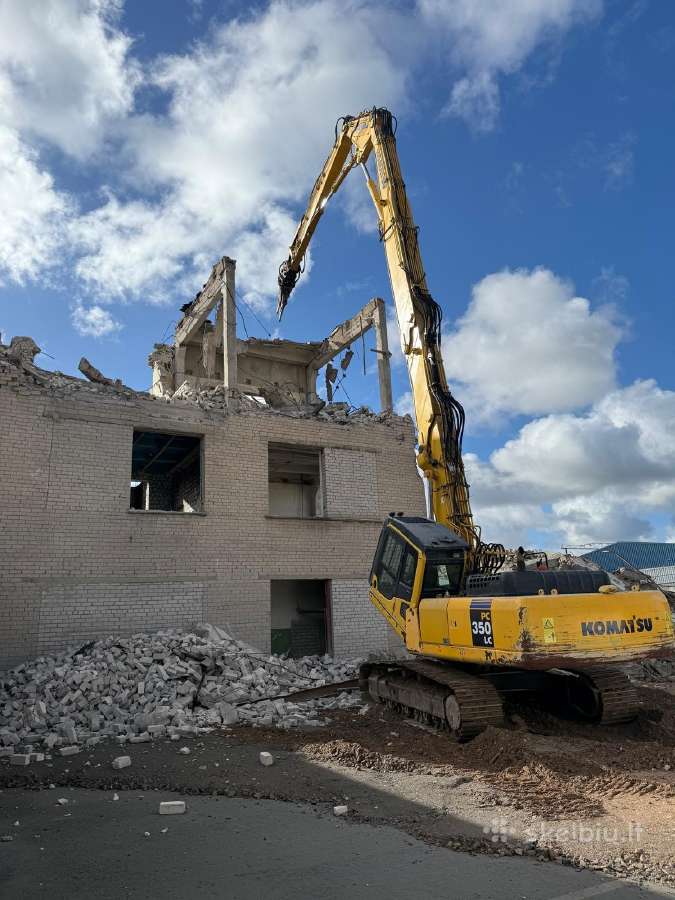 Griovimo darbai, betono atliekų malimas, išvežimas - nuotraukos Nr. 2