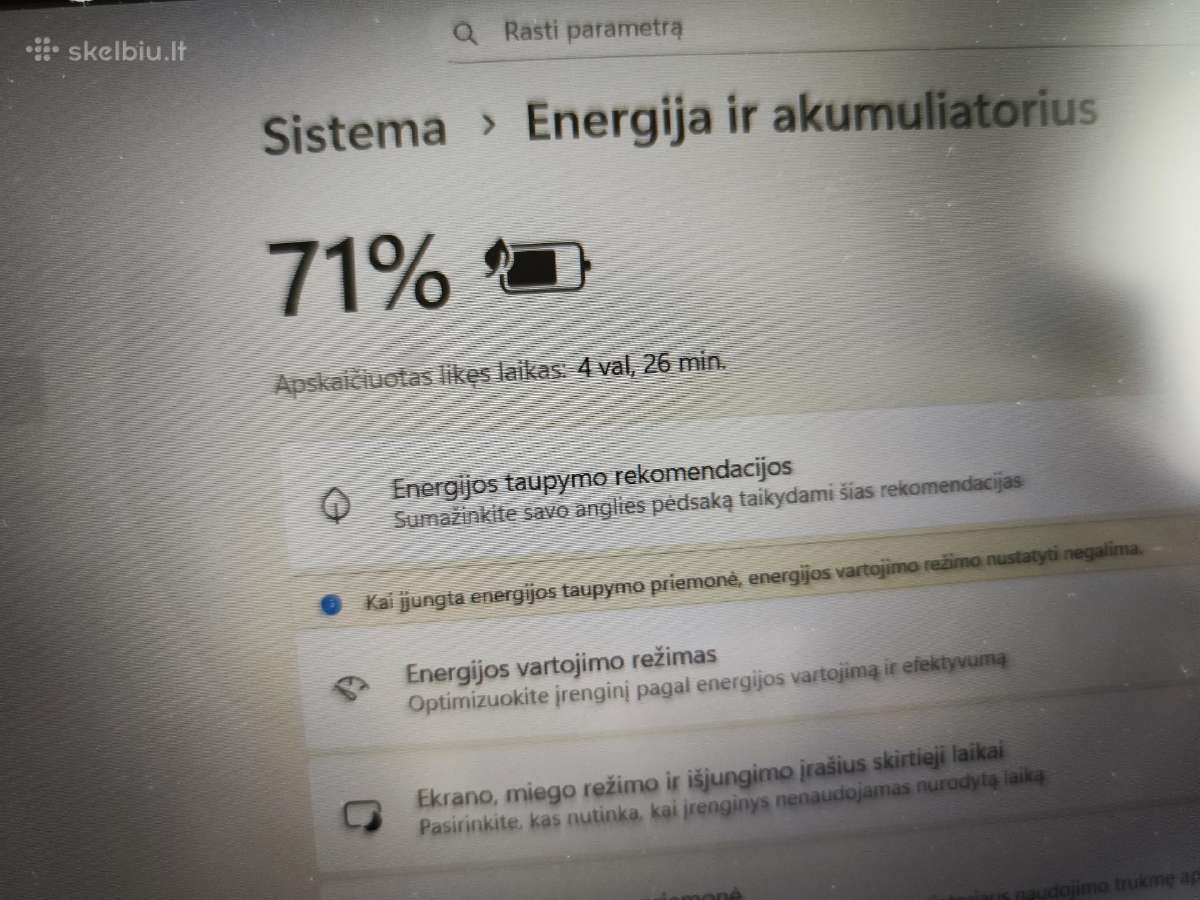 Lenovo i5 10th/16gb/15,6"/2xssd/gtx 1650ti/w11 - nuotraukos Nr. 12